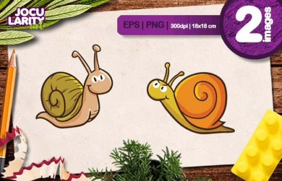 Adorable Snail Illustrations: A Designer's Charming Asset