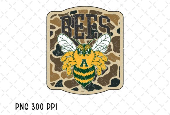 Camo Bees Mascot Sublimation PNG: A Designer's Guide