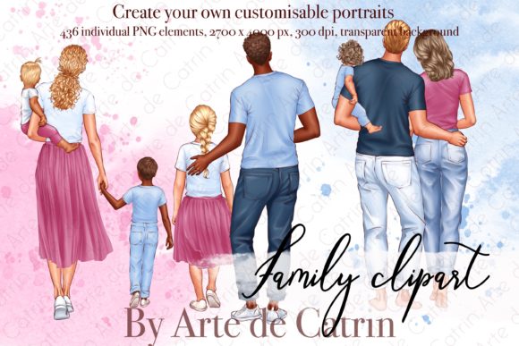 Crafting Personalized Mother's Day Projects with Big Family Clipart