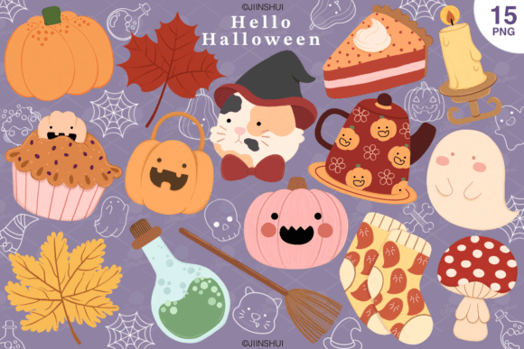 Cute Halloween Clip Art: Spooky PNGs for Creative Projects