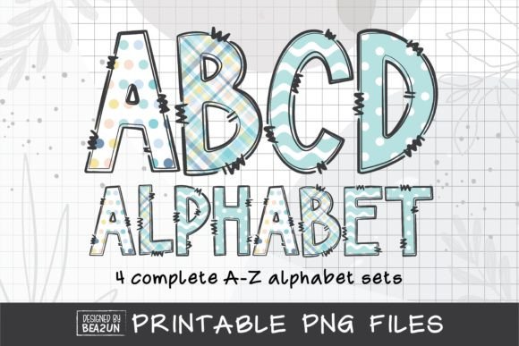 Dive Into Design: Unleashing the Summer Sea Alphabet Letters