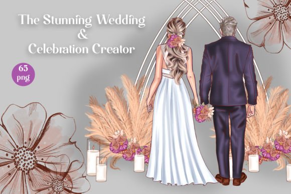 The Stunning Wedding Clipart: A Designer's Secret for Elegant Celebrations