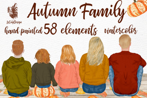 Warmth and Connection: Using Autumn Clipart Family Clipart
